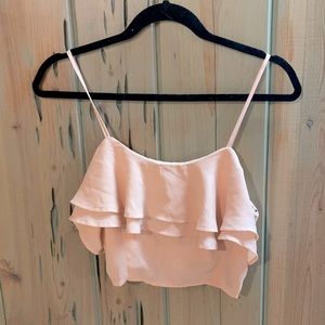 Pink crop top